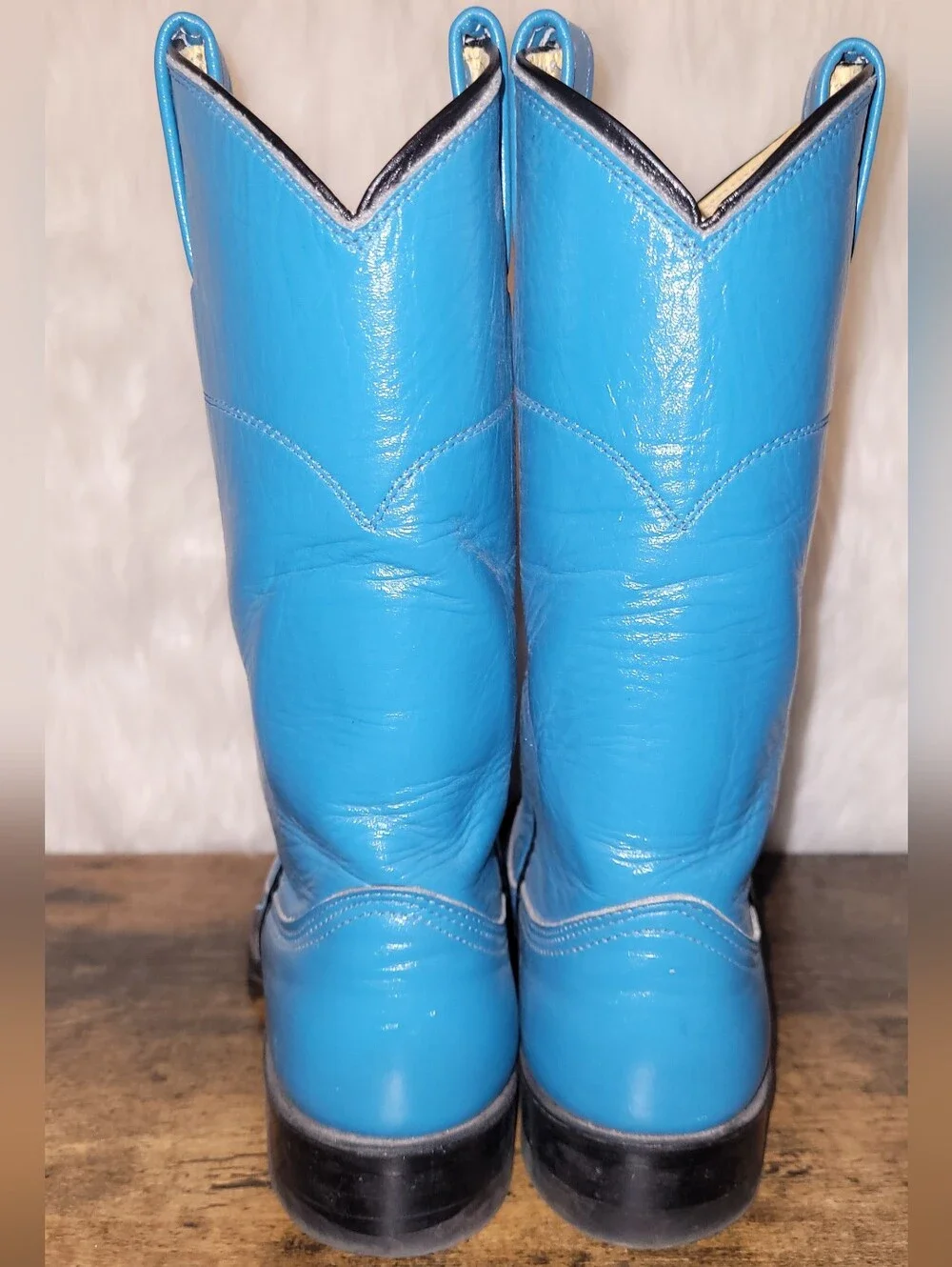 Vintage Teal Nocona Western Boots Rare Find ♥️